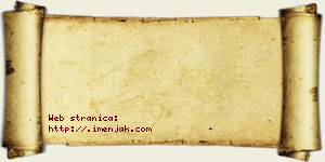 David Atanacković vizit kartica